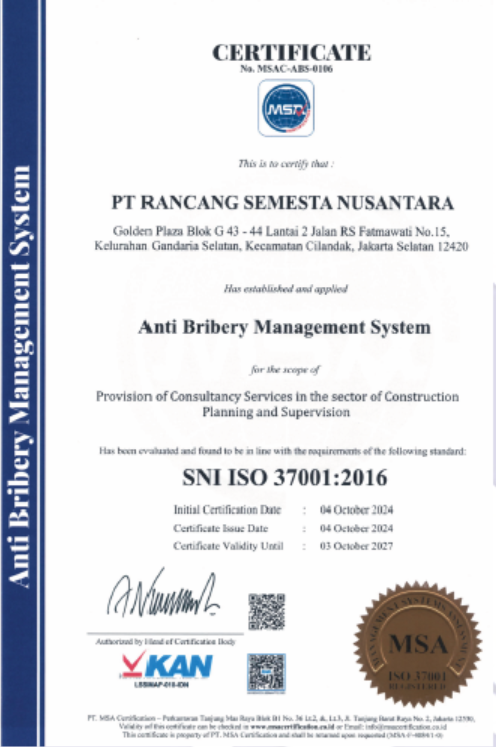 ISO Anti Bribery Management System